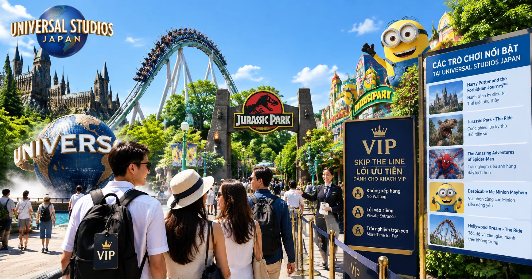 Universal Studios Japan VIP: Trải Nghiệm Đỉnh Cao Tại Công Viên Giải Trí Hàng Đầu Nhật Bản - image 3 Universal Studios Japan VIP: Trải Nghiệm Đỉnh Cao Tại Công Viên Giải Trí Hàng Đầu Nhật Bản - image 3