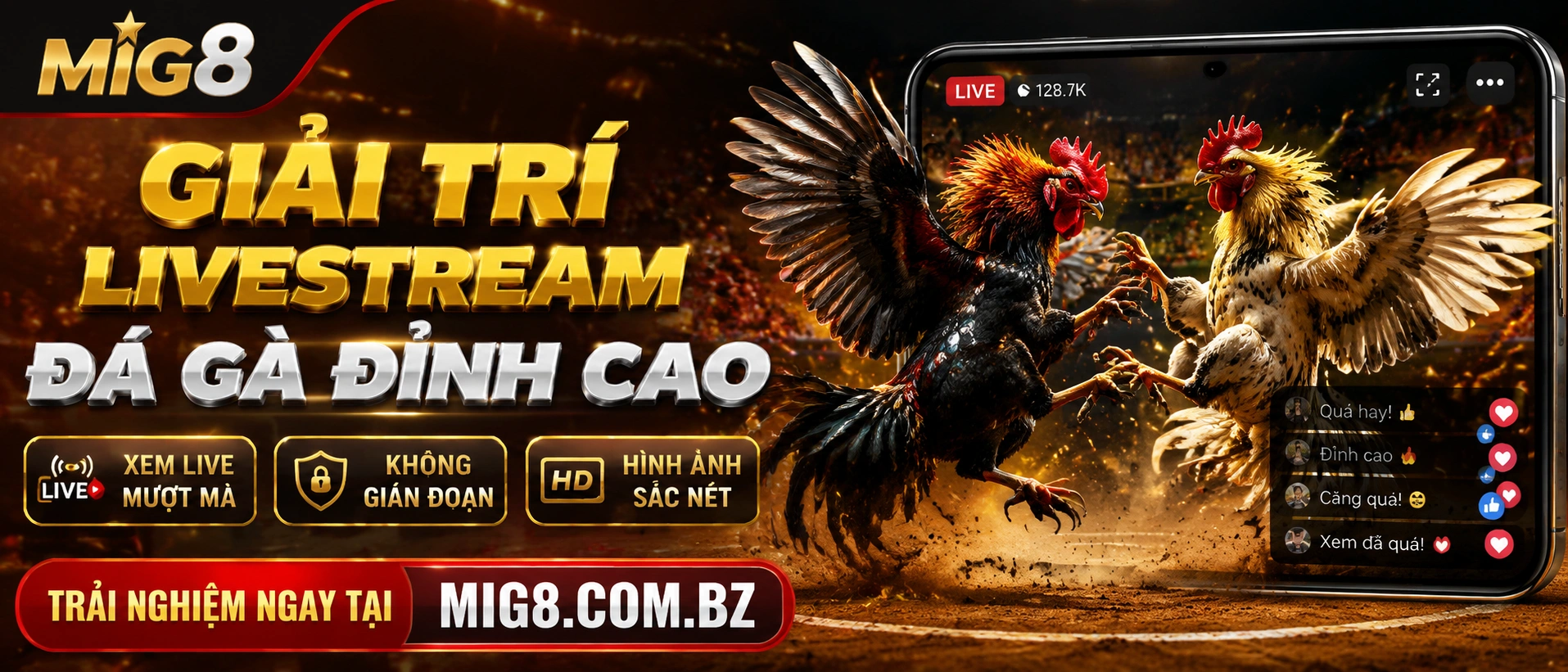 Nội dung Đá Gà Trực Tiếp trên mig8